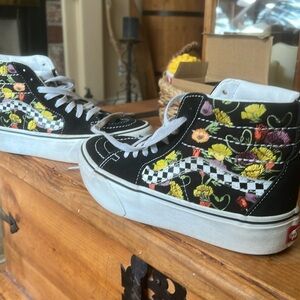 Floral print Vans sk8